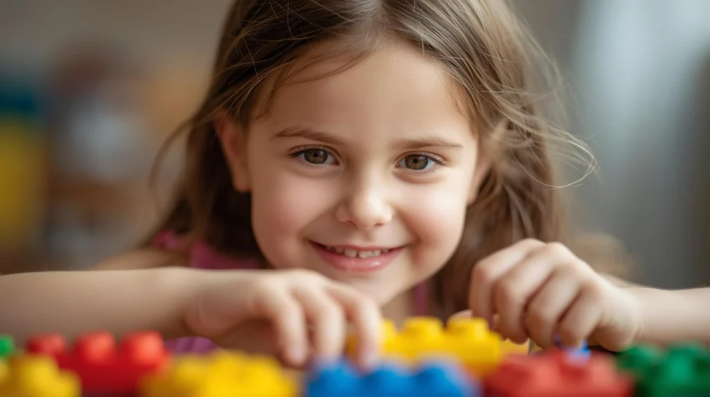 Every Child Is Special — Some Just See the World Differently A smiling autistic child playing